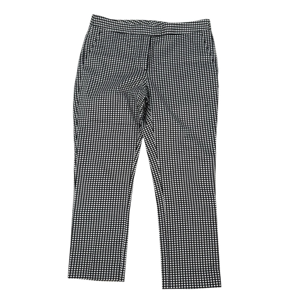 Brooks Brothers 346 Women’s Size 8 Natalie Fit Black White ankle pants